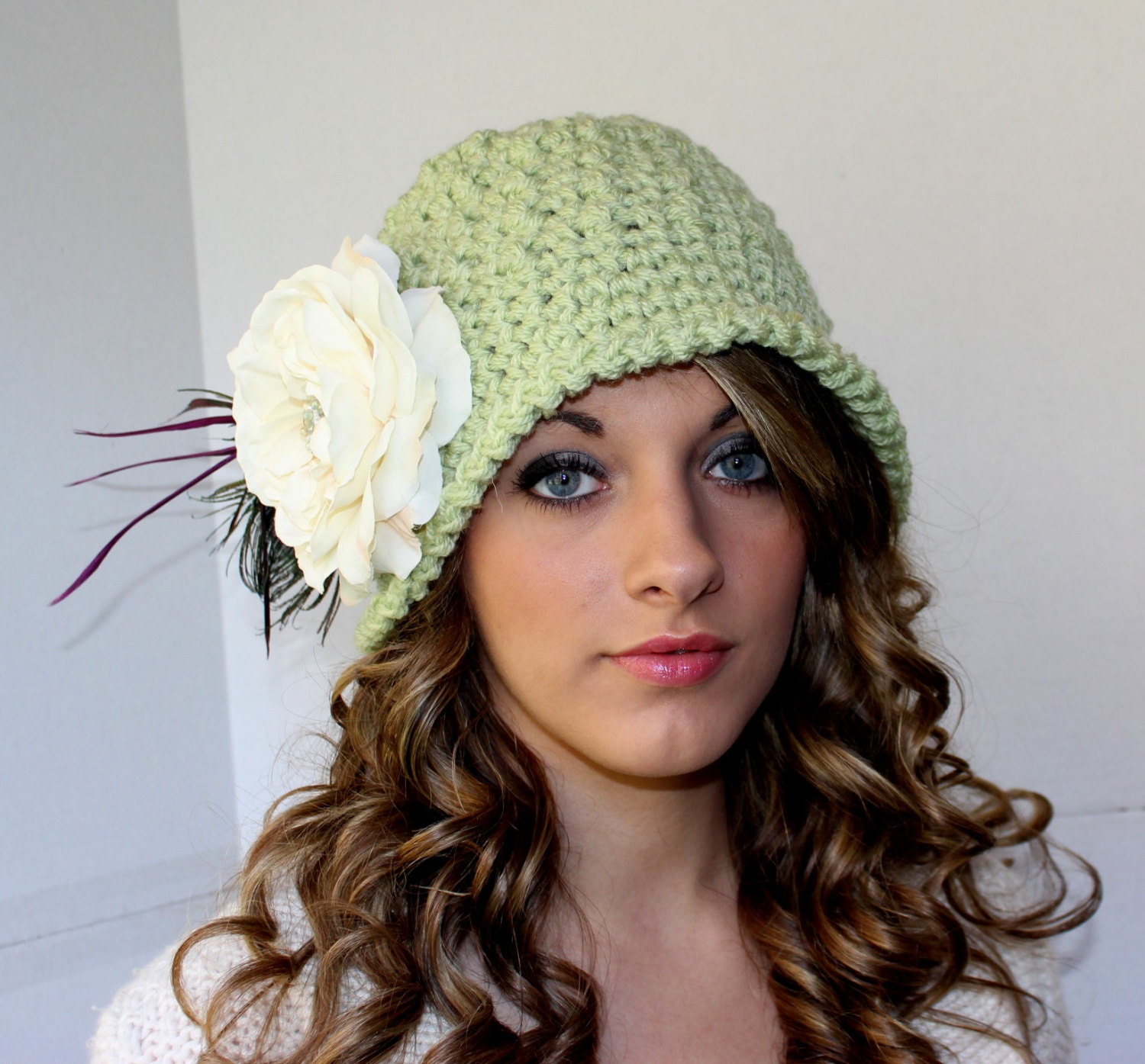 Crochet Hat Pattern Womens Cloche Crochet Pattern Flapper Hat - Etsy