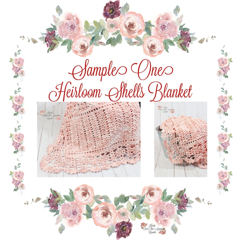 Crochet Pattern Heirloom Baby Blanket Christening Afghan Etsy