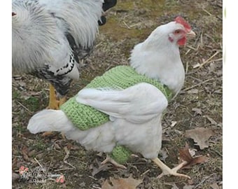 Chicken Sweater Crochet Patterns Ebook: Flouncy & Schoolgirl Sweaters