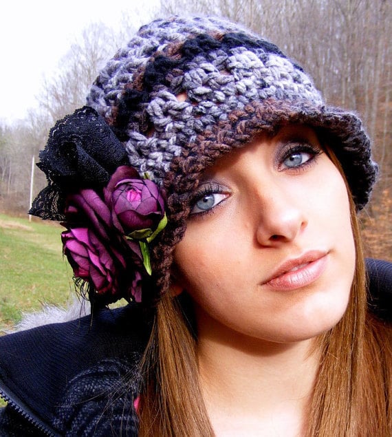Crochet Hat Pattern Womans Hat Valentines Instruction of | Etsy