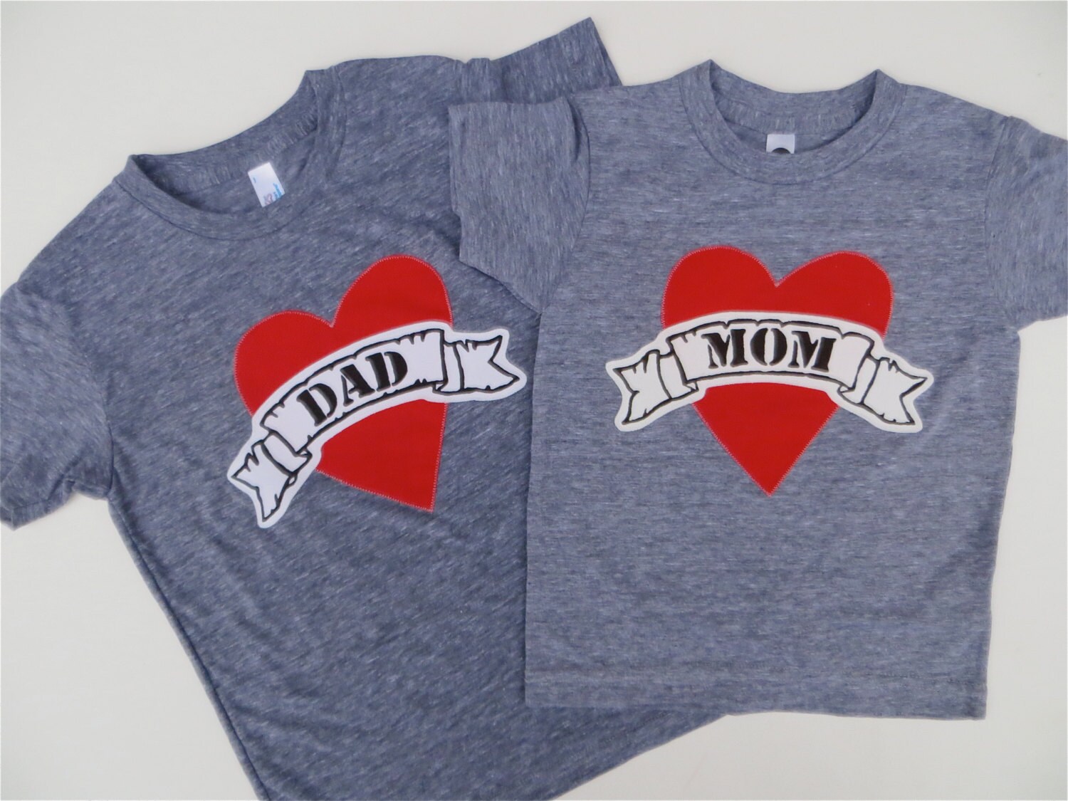 mom and son matching valentines day shirts