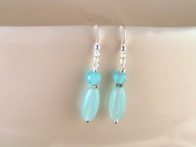 Blue Quartz Earrings image 3