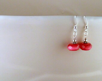 Small Pink Earrings