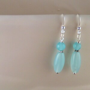 Blue Quartz Earrings image 2