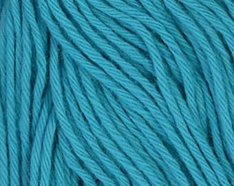 Sashiko Thread #17 CYAN BLUE - 100% cotton - 20 meter (22 yd) skein - Hand Quilting and Stitching- Japanese Imported