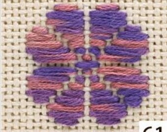 Kogin Thread #61 - Purples - 100% Egyptian Cotton Non-Glossy - 18 m skein - Hand Quilting Stitching- Japanese