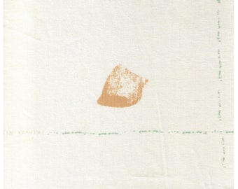 HALF YARD Yuwa - Yoshiko Jinzenji - Lines and Crossroads - Pastel JZ812542-B - Beige, Greens, Purple - Cotton Lawn - Low Volume - Japanese