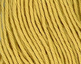 Sashiko Thread #5 GOLD - 100% cotton - 20 meter (22 yd) skein - Hand Quilting and Stitching- Japanese Imported