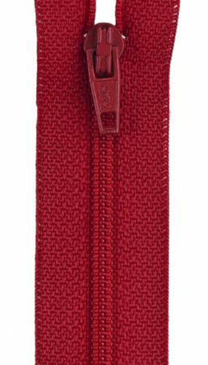 Coats /& Clark 14 inch RED All-Purpose Polyester Coil Zipper