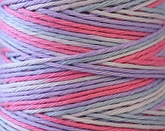 COSMO Hidamari Sashiko Variegated Thread #302 Cotton Candy - 100% cotton - 30m (32.8 yds) skein - Hand Quilting Stitching - Lecien