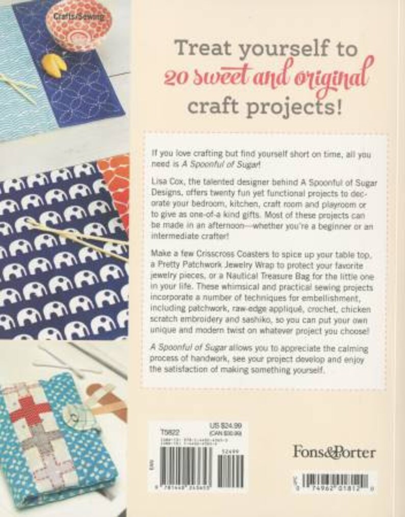 A Spoonful of Sugar Sew 20 Simple Projects to Sweeten Your Etsy
