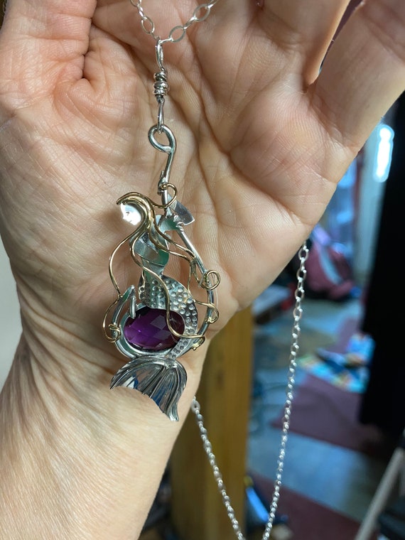 Collar de sirena colgante de sirena joyas de sirena collar | Etsy España