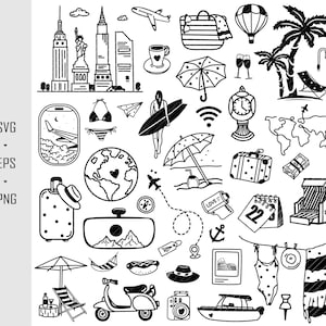 - Deutsche Reise-Plotter-Datei-Svg png-bundle - Strand svg- Sommer svg - Cricut Silhouette Studio - maritim svg- Urlaub svg
