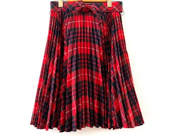 Nova Scotia Tartan Mini Kilt Kilted Skirt 100 Percent Wool