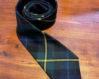 Clan Smith Clan Gow Hunting Tartan Necktie Mens Tie Wool Tartan Accessory