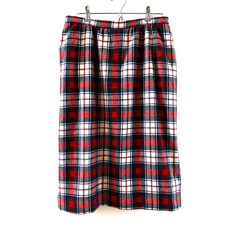 Clan MacDuff Tartan Pendleton Wool Skirt Authentic Plaid Kilt Alternative Pencil Skirt Vintage image 1