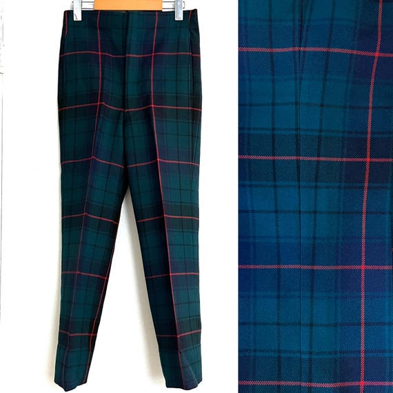 Clan Davidson Tartan Trews Wool Pants Trousers Plaid Vintage Mens Plaid 48th Highlanders 2