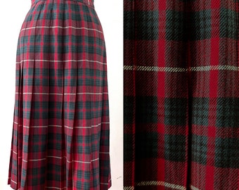 Clan Hunter of Bute or Clan Stuart of Bute Tartan Kilt Skirt Womens Kilted Pleated Wool Scottish Highland Attire