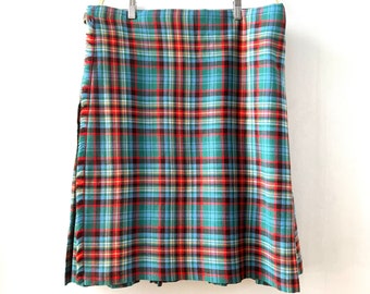 Mens Kilt Highlands of Haliburton Tartan Scottish Wool Ontario Canada Highland Wear