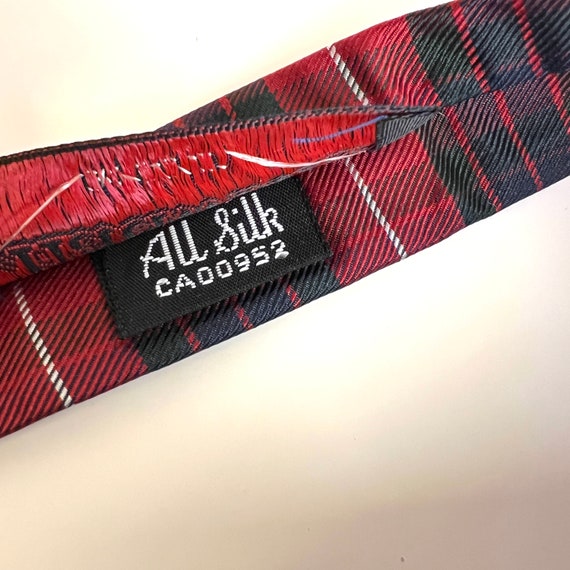 Vintage Fraser Tartan Silk Ascot Tie Cravat Clan … - image 6