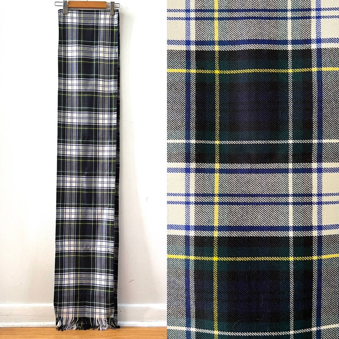 Campbell Argyll Weathered Tartan Women's Lapel Shirt Dress With Long Sleeve
