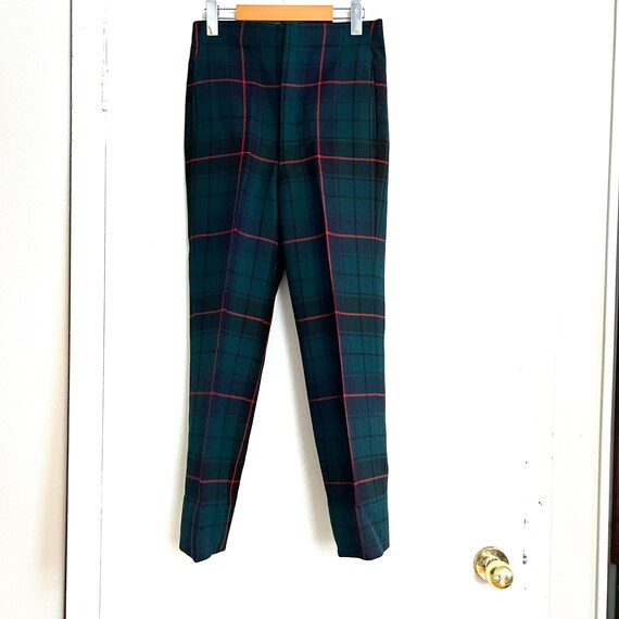 Clan Davidson Tartan Trews Wool Pants Trousers Plaid Vintage Mens Plaid 48th Highlanders 2 View 3