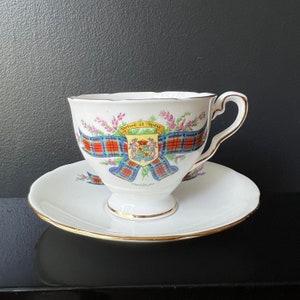 Clan MacDuff Royal Stafford Bone China Cup and Saucer Tartan Series Tea Coffee Scottish Clans McDuff