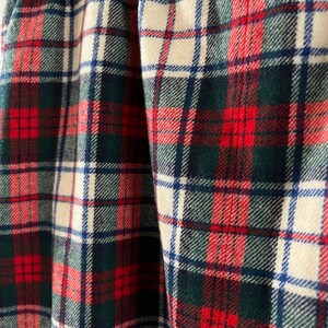 Clan MacDuff Tartan Pendleton Wool Skirt Authentic Plaid Kilt Alternative Pencil Skirt Vintage image 5