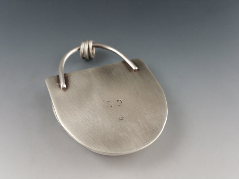 Linda Marie Agate with Druzy Sterling Silver Pendant
