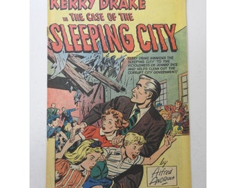 Kerry Darke, Case of the Sleeping City (Harvey 1952) VG/FN | Pre-Code Golden Age