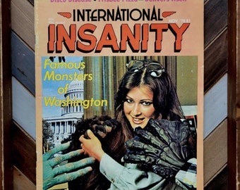 Vintage INTERNATIONAL INSANITY (Sept 1976) Scarce Mag MATURE Monsters Of Wash.