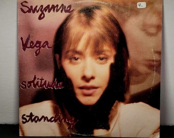 Suzanne Vega "Solitude Standing" (Vinyl LP 1987) Sleeve (VG) Record (EX) sp-5136