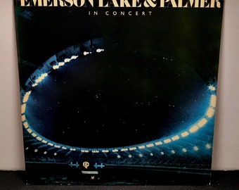 Emerson Lake Palmer "In Concert" (Vinyl LP 1979) Sleeve EX Record EX sd-19255