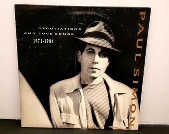 Paul Simon "Negotiations & Love Songs" (LP 1988) Sleeve VG Record VG  9-25789-1