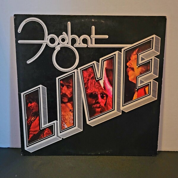 Foght "Live" (1977 LP) Bearsville brk-6971, Record VG Sleeve VG