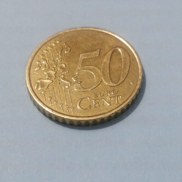 Moneda 50 Euro Céntimos 2001 Francia