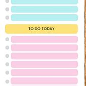 Printable Daily Schedule Planner | Pastel Minimalist Design | Hourly ...