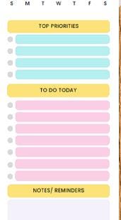 Printable Daily Schedule Planner | Pastel Minimalist Design | Hourly ...