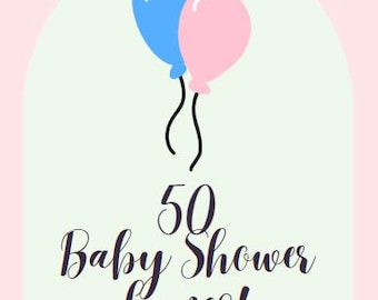 Babyparty Spiel Pack | 50 Druckbare Spiele mit Lösungen | Sofort Download!