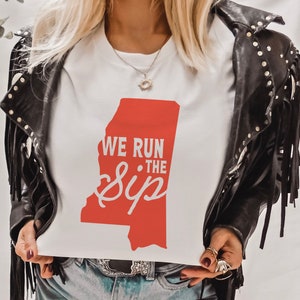 We Run the Sip, Mississippi Football, SVG Files for Cricut, Sublimation ...