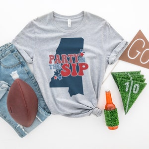 Party in the Sip, Mississippi Football, File SVG per cricut, Sublimazione, camicia svg, file di taglio in vinile, camicie