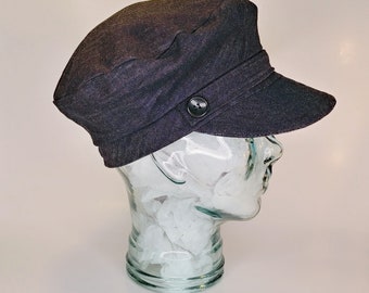 Newsboy Hat Men,Newsboy Hat Women,Peaky Blinders Hat, Engineers Cap,Hat, Navy Hat,The Telegraph Hat, Newsboy Hat Unisex,Denim hat,Denim Cap