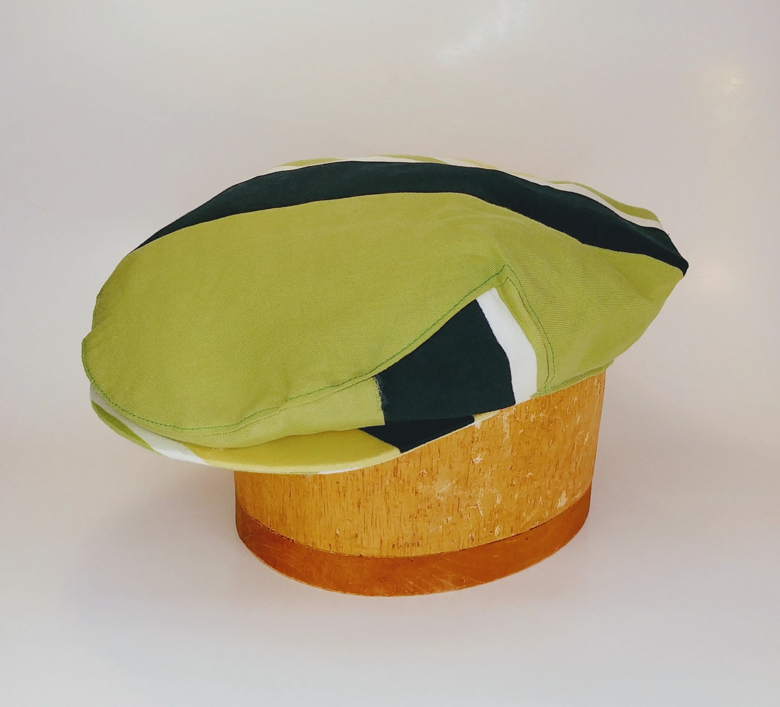 The Poor Boy Hat, Flat Cap, Flat Hat, Linen Hat, Summer Hat, Golf Cap