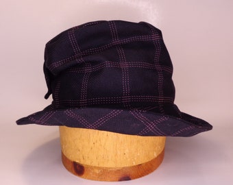 The Astair Hat, Black Hat, Top Hat, Steampunk Hat, Mad Hatter, Adjustable  Hat, Black Top Hat, Gothic Hat, Bucket Hat, Victorian Hat, Travel 