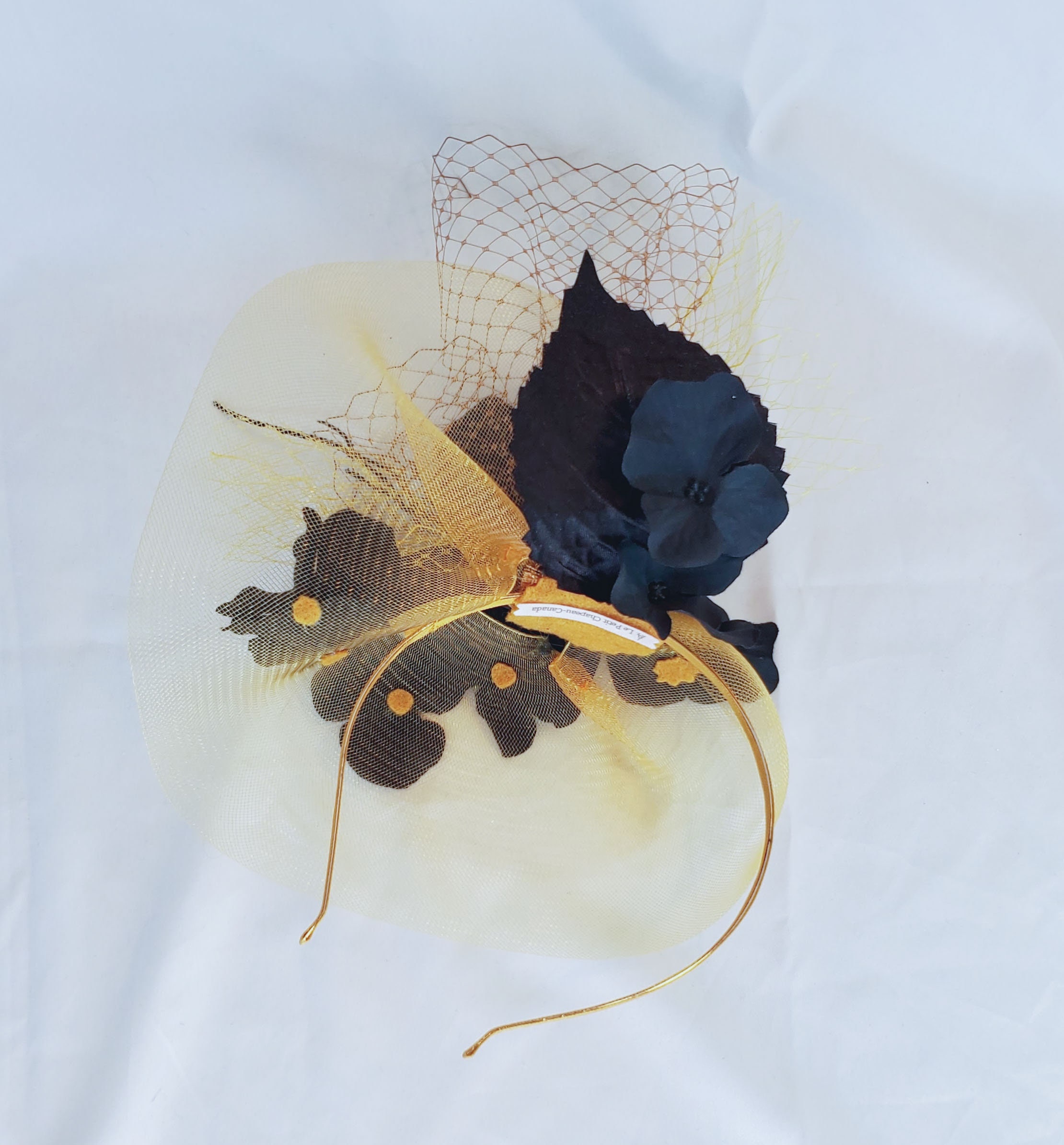Chapeau De Soleil à Large Bord - Avec Fleurs - Pour Femme - Mariage, Plage, église - Taille Unique