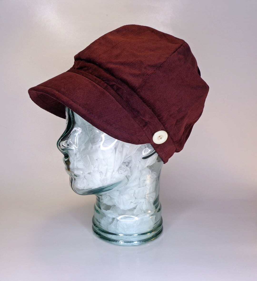 Coquette Bow Vintage Corduroy Cap main image 1