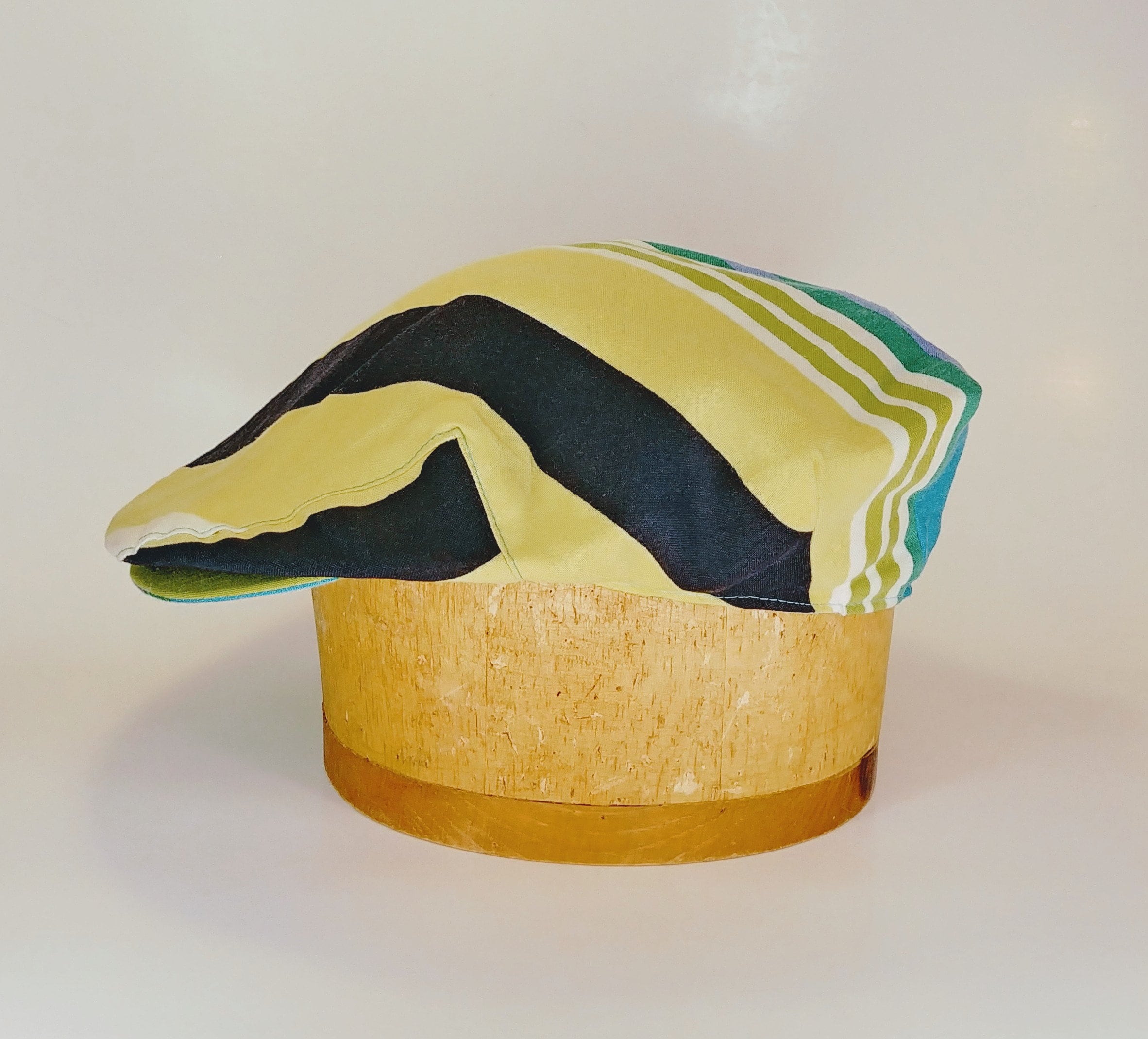 The Poor Boy Hat, Flat Cap, Flat Hat, Linen Hat, Summer Hat, Golf Cap