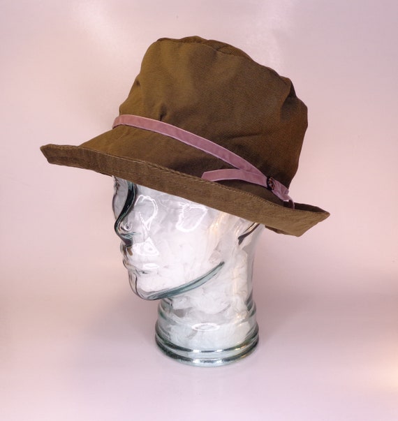 The Masher Hat, Fall Hat, Winter Hat, Crushable Hat, Slow Fashion Hat,  Bucket Hat, Green Hat,travel Hat, Small Hat, 7 56 Cm 