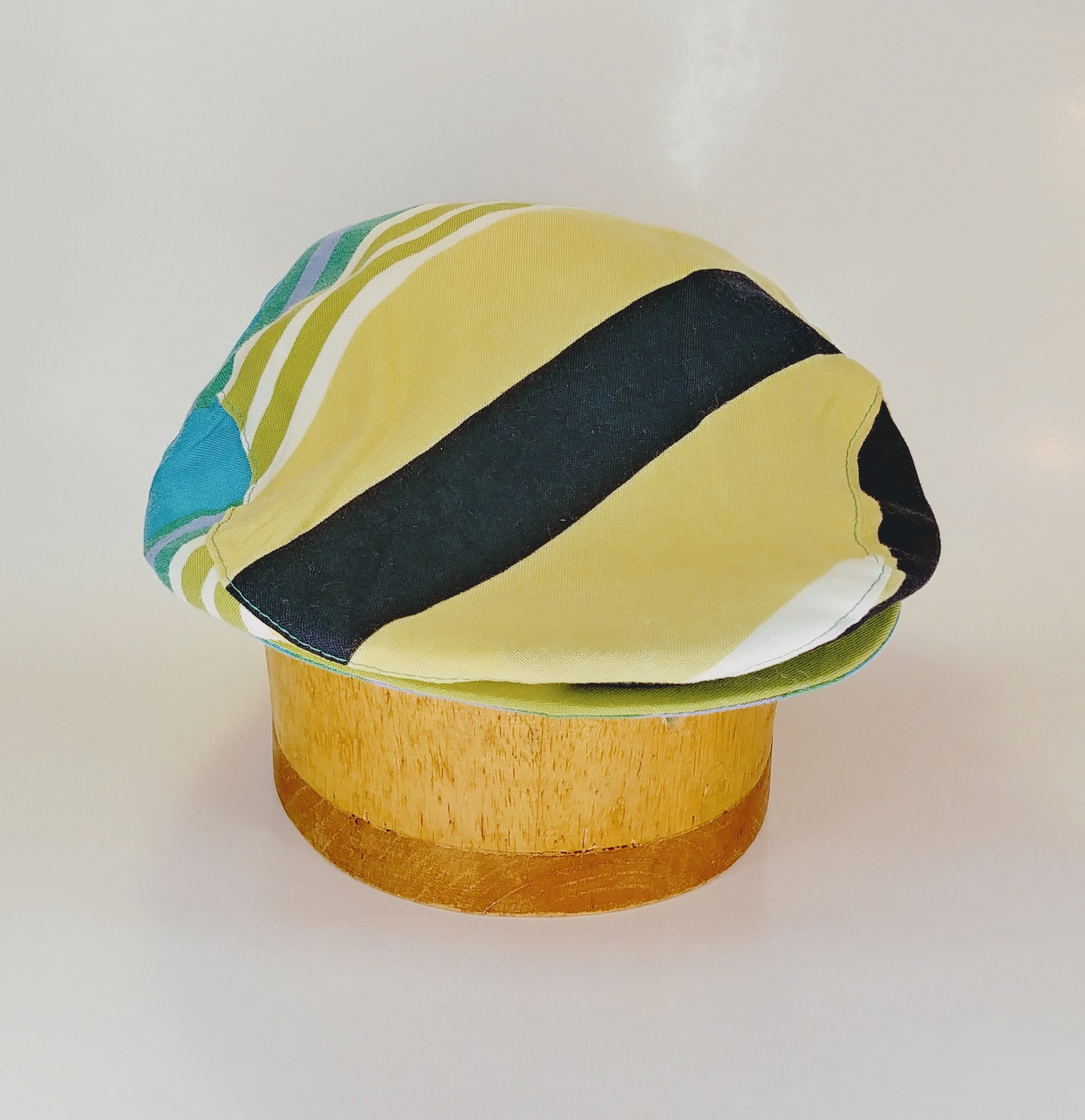 The Poor Boy Hat, Flat Cap, Flat Hat, Linen Hat, Summer Hat, Golf Cap