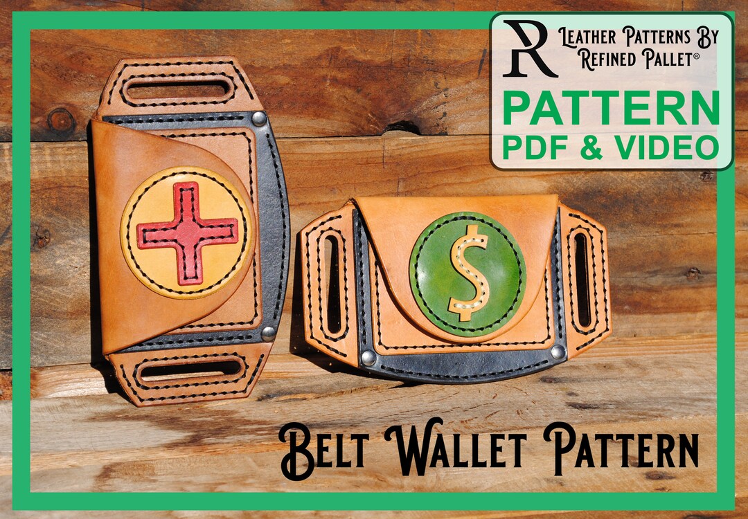 Belt Wallet - Digital Pattern, Printable PDF - Etsy